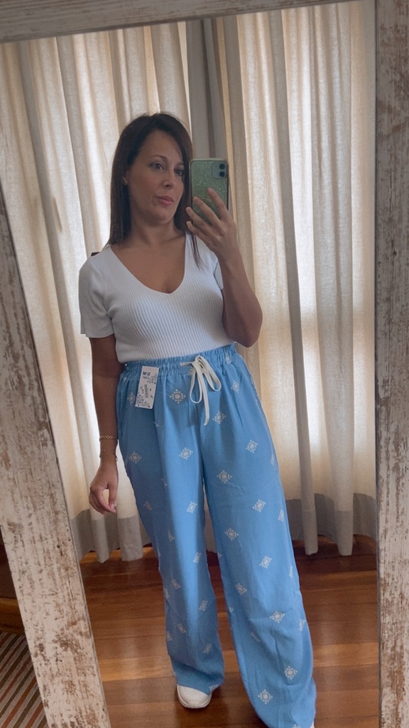 Pantalón estampado