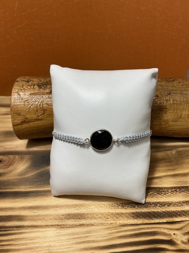 Pulsera Ónice de macrame