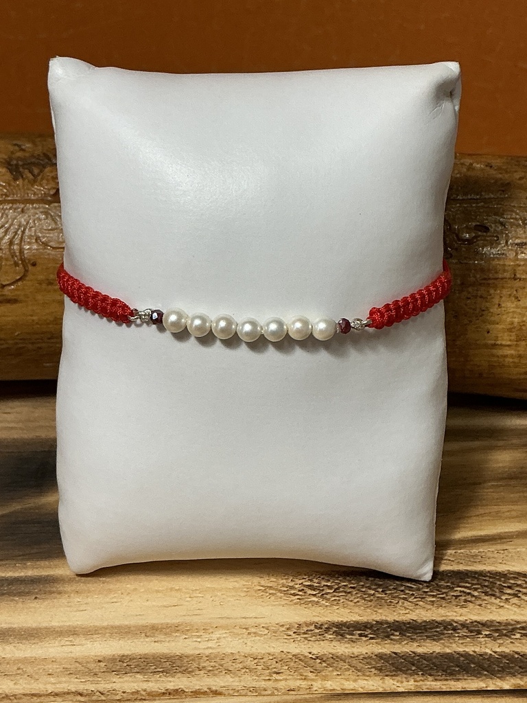 Pulsera Perlas Majoricas de macrame