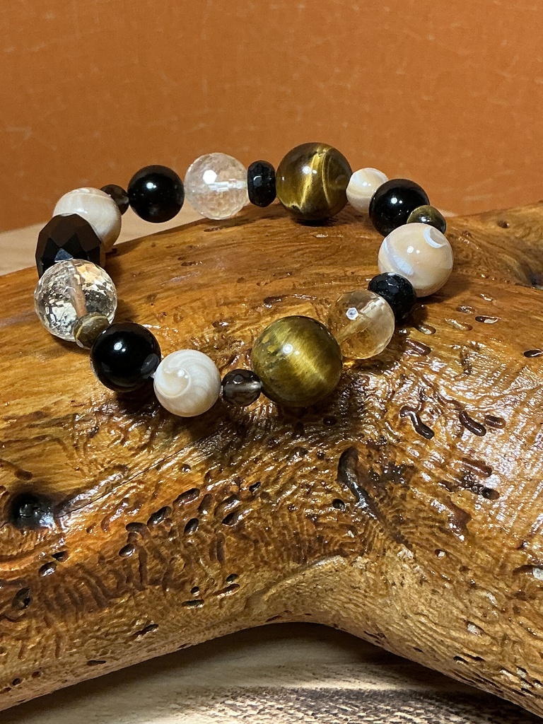Pulsera Piedras Naturales varias elastica