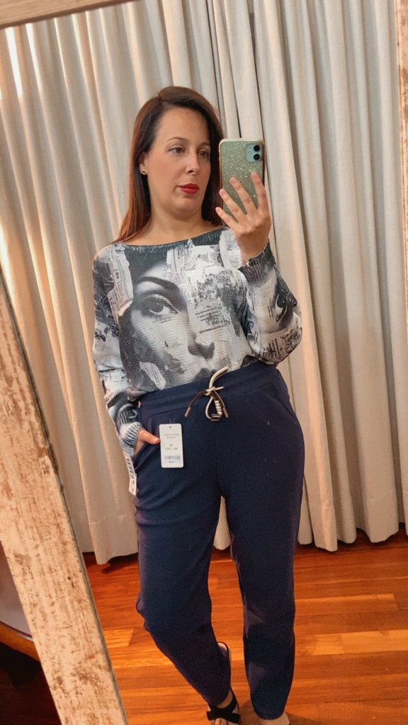 Pantalón casual azul marino