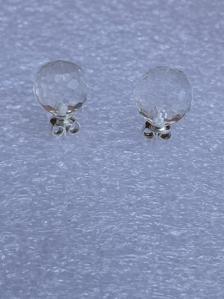 Pendiente Dormilona de Cristal de Roca