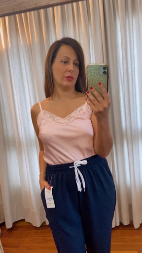 [R258009MUO] Lencera encaje rosa claro