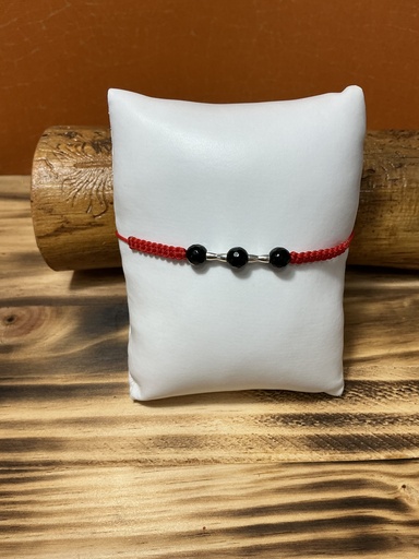 [25PUON27102] Pulsera Ónice de macrame