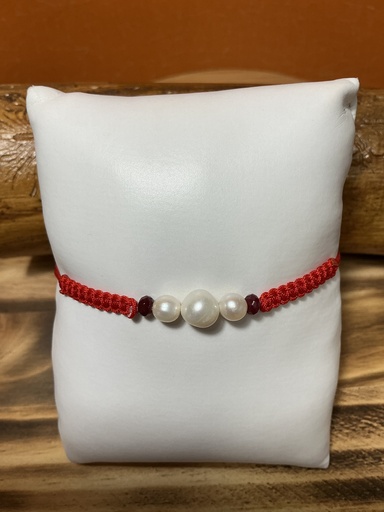 [25PULA27101] Pulsera Lapislázuli rústico de macrame