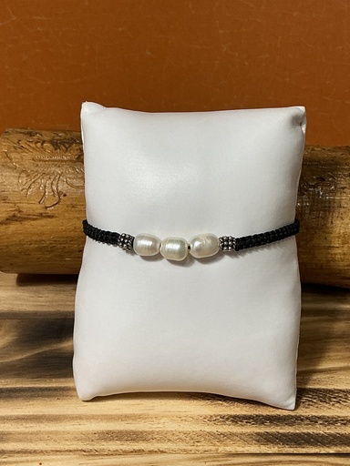 [25PUPE27105] Pulsera Perlas Cultivadas barrocas