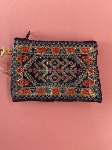 [CO2511070MUO] Monedero estilo hindú estampado étnico 