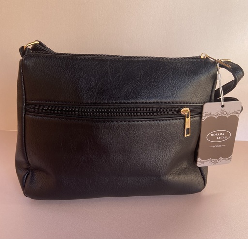 [BO25M7071MUO] Bandolera cremallera negra