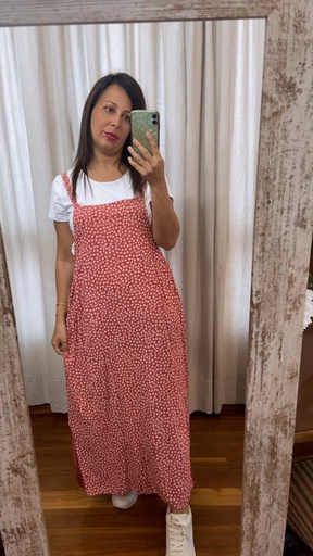 [R255186] Pichi estampado flores con camiseta