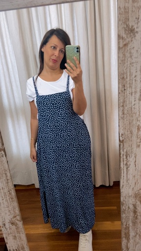 [R255186] Pichi estampado flores con camiseta