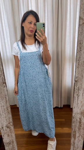 [255186] Pichi estampado flores con camiseta